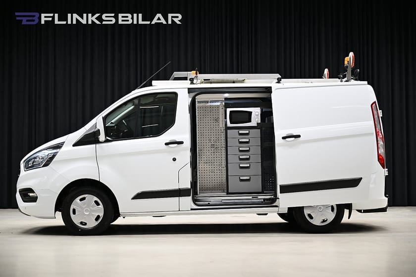 Bild 4 av Ford Transit Custom 300 Custom130HK Servicebil|Inredd|Dubbeldörr|NyKamrem|Moms