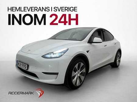 Tesla Model Y Long Range AWD Ljus Interiör Svensksåld