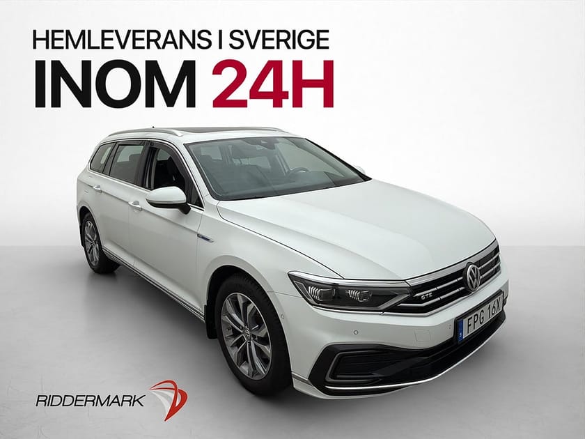 Bild 1 av Volkswagen Passat Sportscombi GTE Executive Pano Kamera Drag Keyless