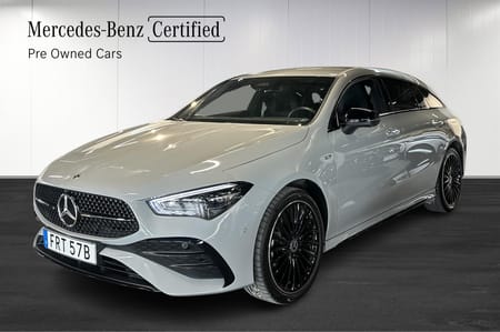 Mercedes-Benz CLA 250 e Shooting Brake AMG Burmester Dragkrok Nightpakage Moms