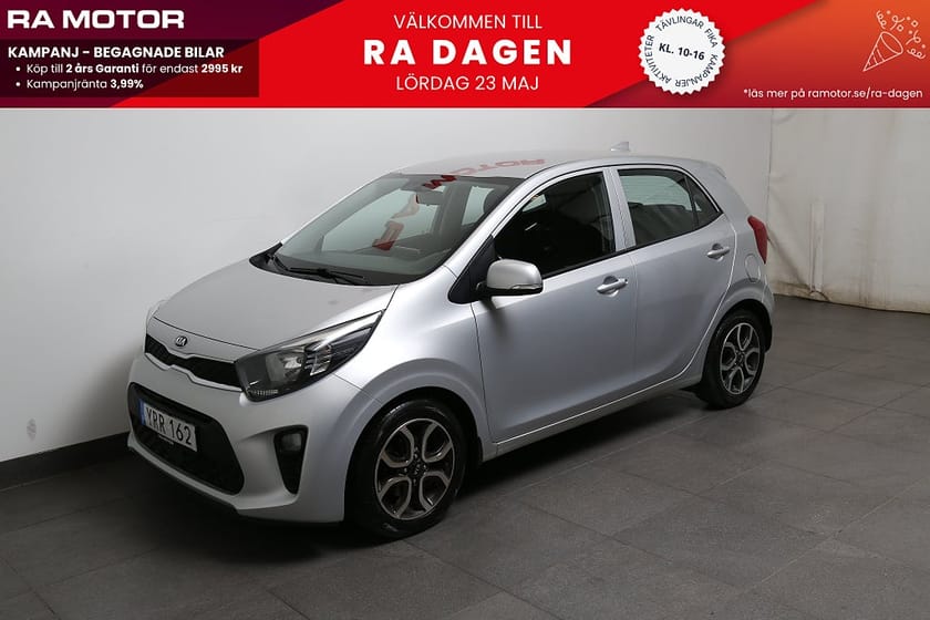 Bild 1 av Kia Picanto 1,25 MPI 84hk Advance Automat CarPlay Kamera P-sensor