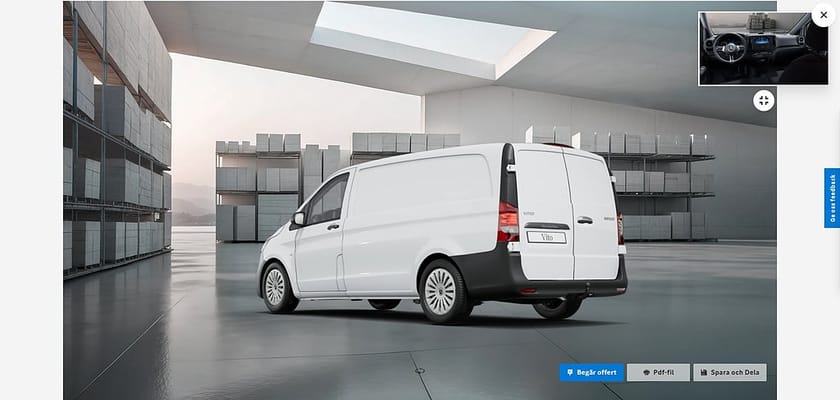 Bild 5 av Mercedes-Benz Vito 116 CDI 2.8t Skåp Lång PRO 3995kr/månaden