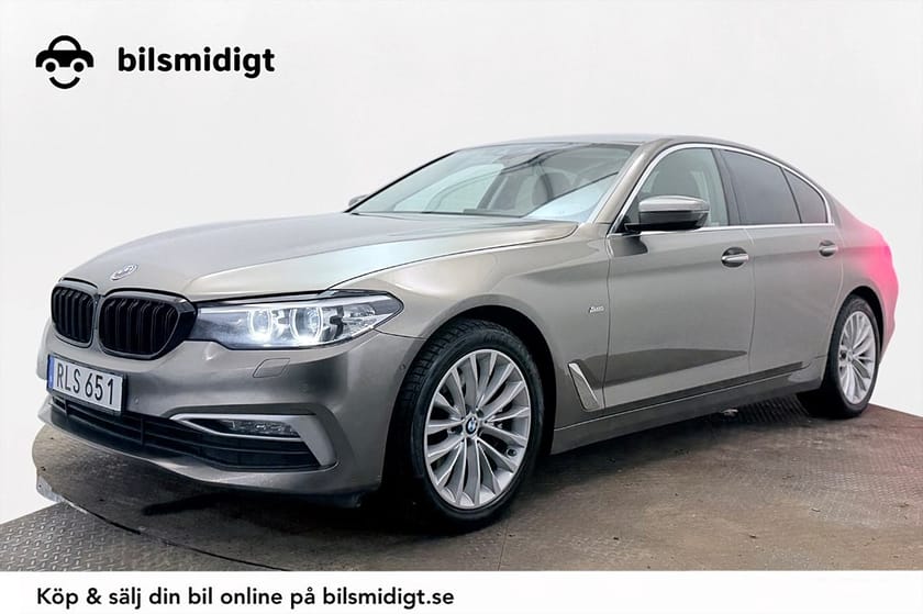 Bild 1 av BMW 530i Sedan Sport Drag Delläder Navi Kamera Värmare H/K