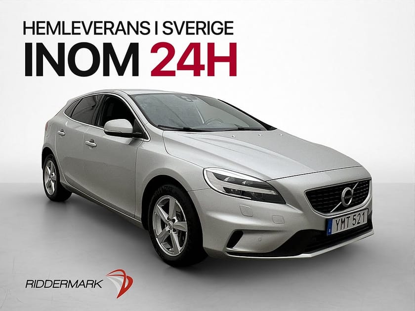 Bild 1 av Volvo V40 T3 R-Design Drag Värmare Sensorer Navi Halvskinn