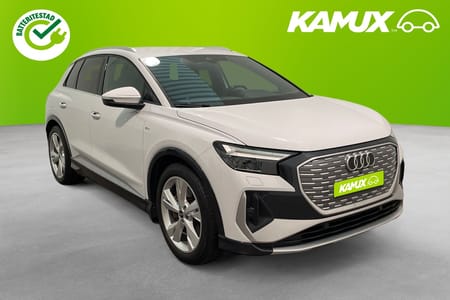 Audi Q4 40 e-tron S Line GRILL PÅ KÖPET  MOMS Drag Kamera Carplay 204hk