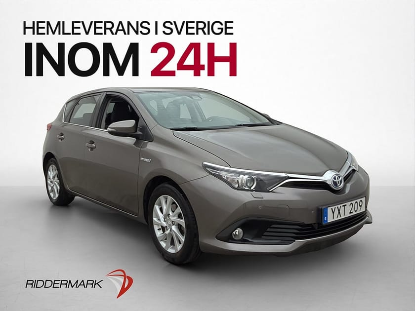 Bild 1 av Toyota Auris Hybrid e-CVT 136hk Kamera Tyg (0.41 l/mil)