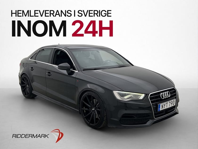 Bild 1 av Audi A3 Sedan 180hk Ambition P-sensorer B&O Navi Alcantara