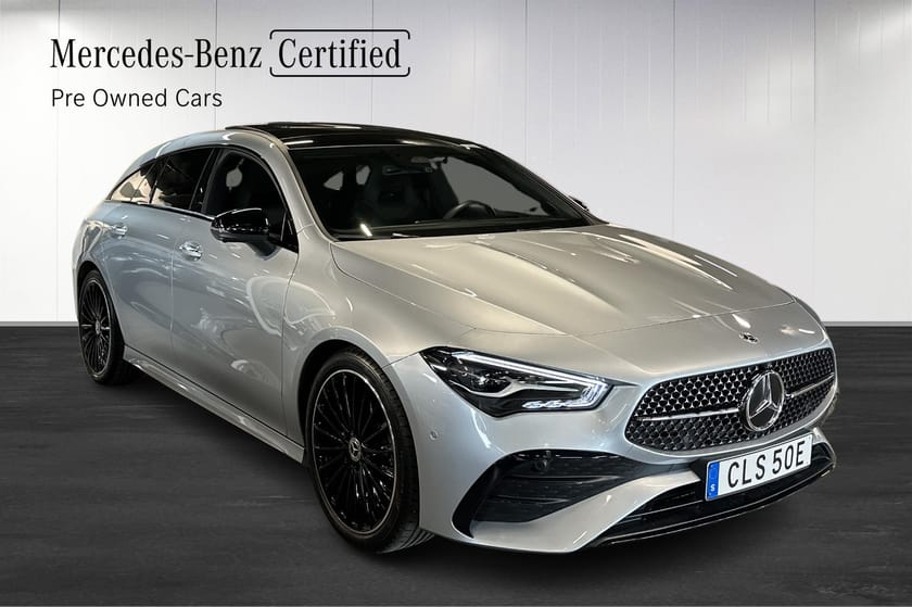 Bild 2 av Mercedes-Benz CLA 200 Shooting Brake AMG Panorama Keyless Nightpackage 360° Moms