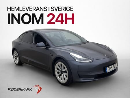 Tesla Model 3 Long Range AWD Kamera Pano Svensksåld