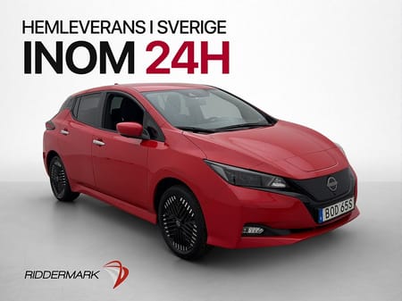 Nissan Leaf e+ 217hk MOMS Navi Kamera Döda-vinkel Rattvärme