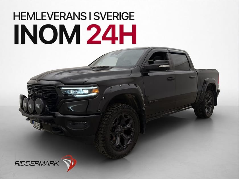 Bild 3 av RAM 1500 Crew Cab Dodge Limited Night V8 4x4 Luft H/K Släde Pano Moms