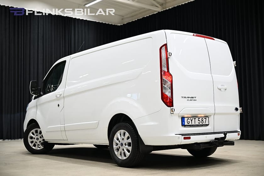Bild 4 av Ford Transit Custom 280 130HK Automat|Nedlackad|LED|Drag|Värmare|Nykamre