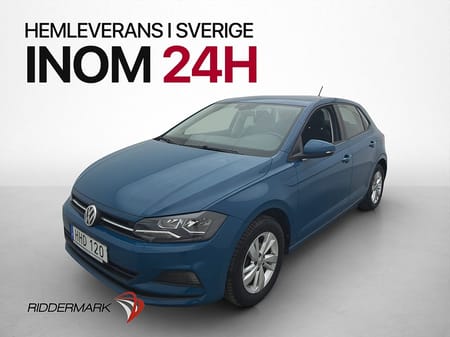 Volkswagen Polo 1.0 TSI 95hk Sensorer Bluetooth Isofix