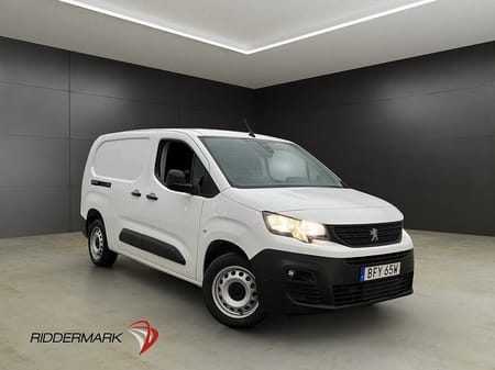 Peugeot Partner Utökad Last L2 1.5HDi Värmare PDC Dragkrok CARPLAY Moms