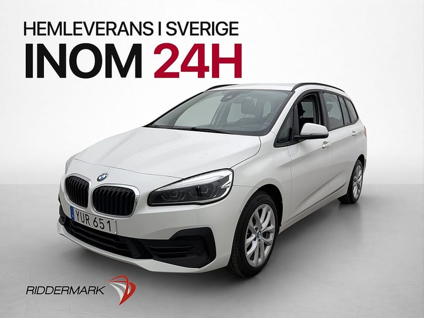 Bild 3 av BMW 220d xDrive Gran Tourer GT 7-sits Advantage Drag HuD Navi Kamera