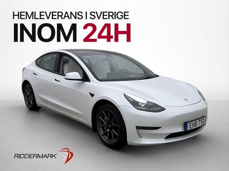 Tesla Model 3 Long Range AWD 440hk Värmepump Navi Pano