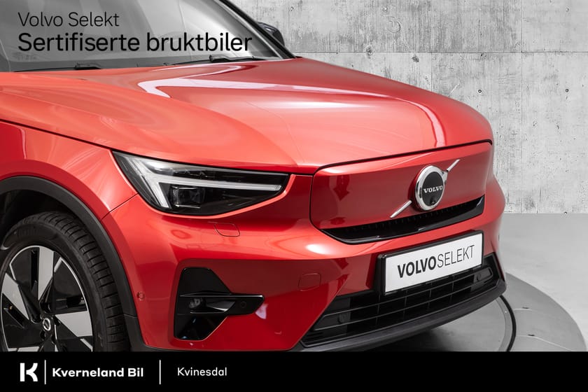 Bilde 2 av Volvo EC40 Twin Motor Performance Perf. Ultra | Krok | Pixel | Pano | 360 kam