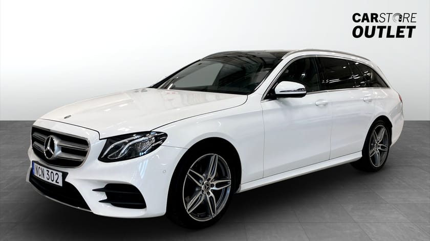 Bild 1 av Mercedes-Benz E 220 T d 4MATIC 9G-Tronic, 194hk, |AMG-Line|Backk|Pano|Drag