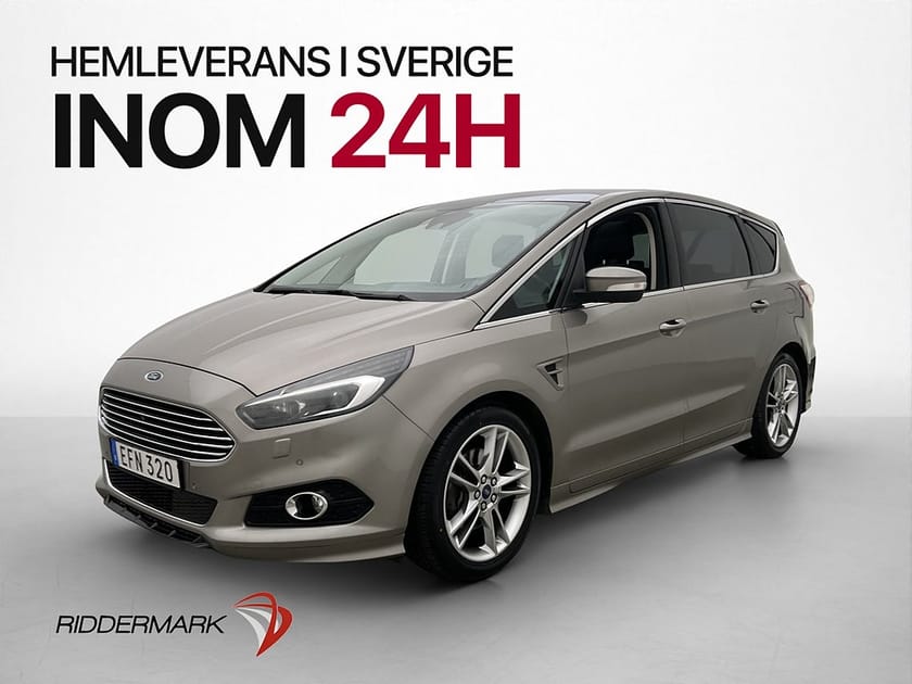 Bild 3 av Ford S-Max 2.0 240hk Business 7-Sits Pano Kamera Navi Drag