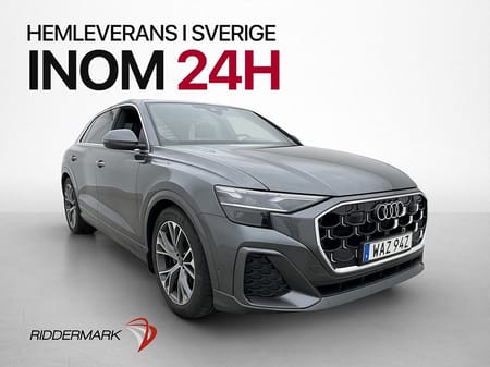 Audi Q8 50 TDI quattro Q S-Line Luftfjädring Värmare Navi Drag MOMS