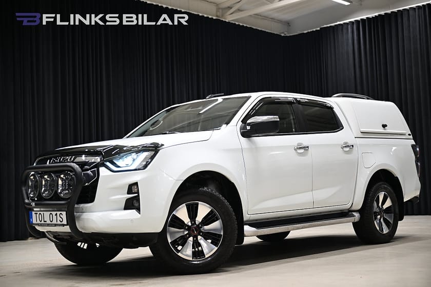 Bild 1 av Isuzu D-Max Crew Cab 163HK Automat|Kåpa|Inredd|Dubbelgolv|Frontbåge|Leasbar