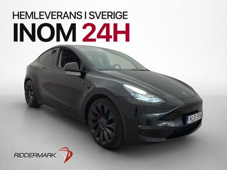 Tesla Model Y Performance AWD Panorama Kamera Läder MOMS
