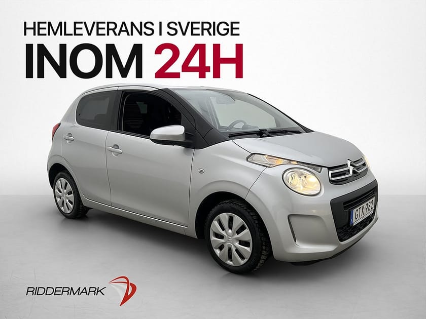 Bild 3 av Citroën C1 1.0 69hk 3-Brukare 0.38 l/mil Låg-Årsskatt