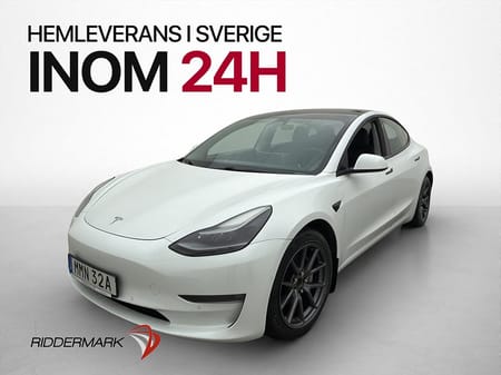 Tesla Model 3 Long Range AWD Pano Kamera Värmare Drag Moms