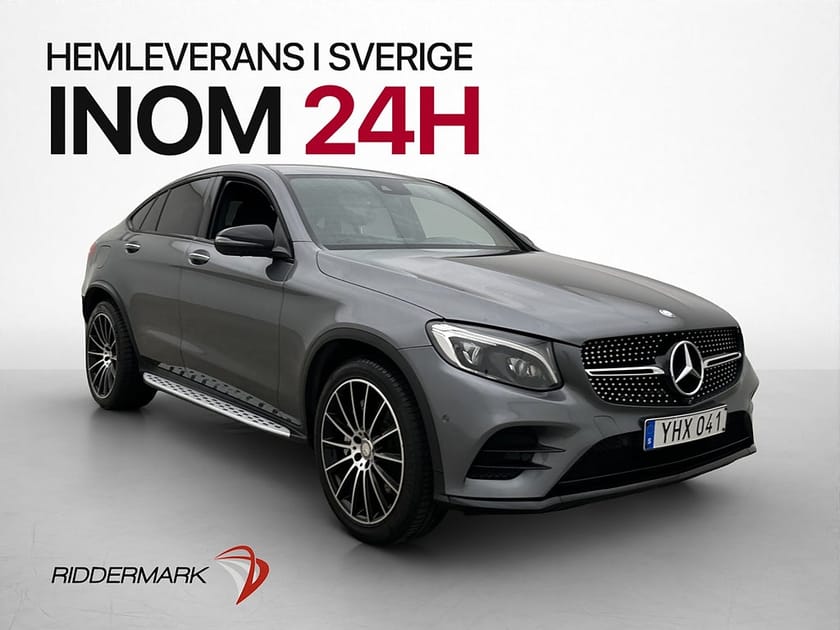 Bild 2 av Mercedes-Benz GLC 220 d Coupé 4MATIC 4M AMG Burmester 360° Värmare Drag