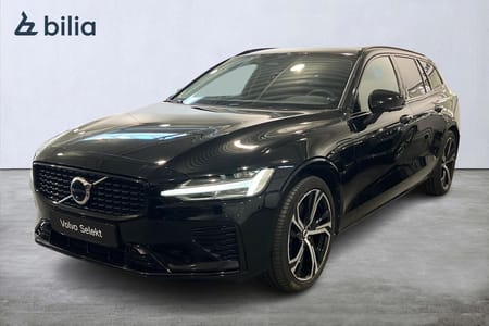 Volvo V60 Recharge T8 Plus Dark Mörkt tonade rutor 5 st Parkeringskamera 360 Dragkrok halvautomatisk