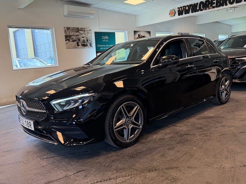 Bild 2 av Mercedes-Benz A 250 e AMG Advanced Plus Ambient Gps Värmare Facelift