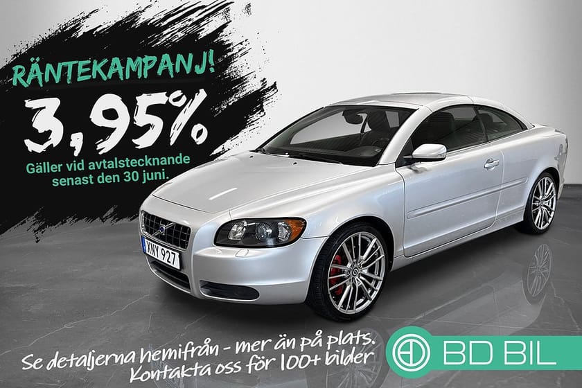 Bild 1 av Volvo C70 T5 SUMMUM CAB SV-SÅLD SE SPEC KAMPANJ 3,95% RÄNTA