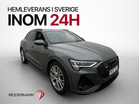 Audi e-tron 55 quattro Q S-Line Panorama Luftfjä 360° B&O Drag MOMS