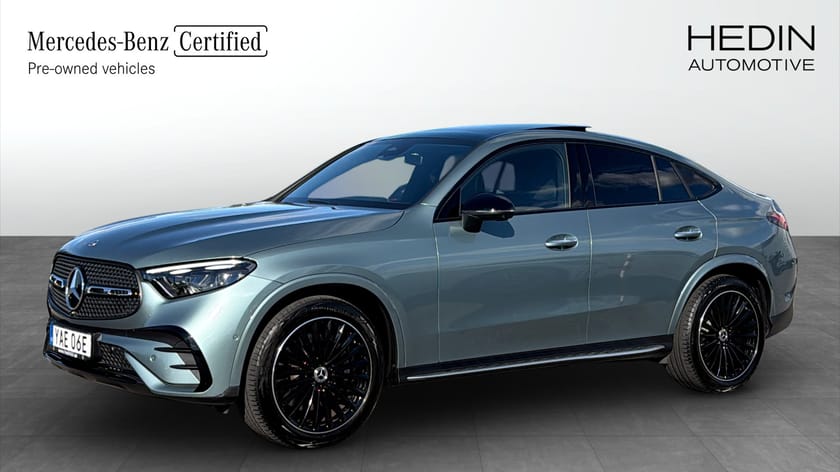 Bild 1 av Mercedes-Benz GLC 220 d Coupé 4MATIC AMG Premium Pano Burmester Värmare Night