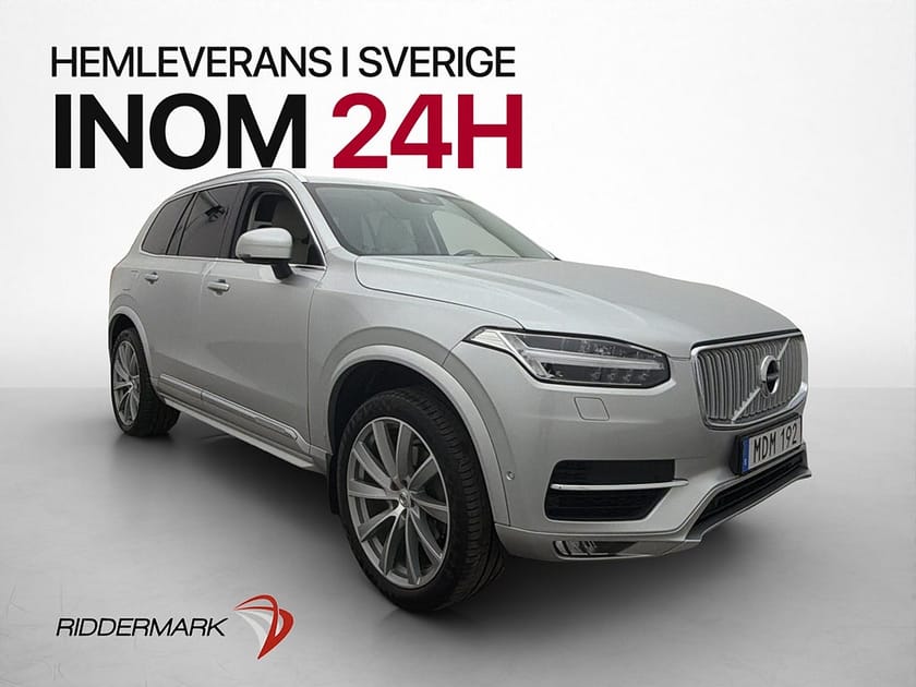 Bild 1 av Volvo XC90 T5 AWD Inscription 7-Sits Drag Värm Kamera Skinn