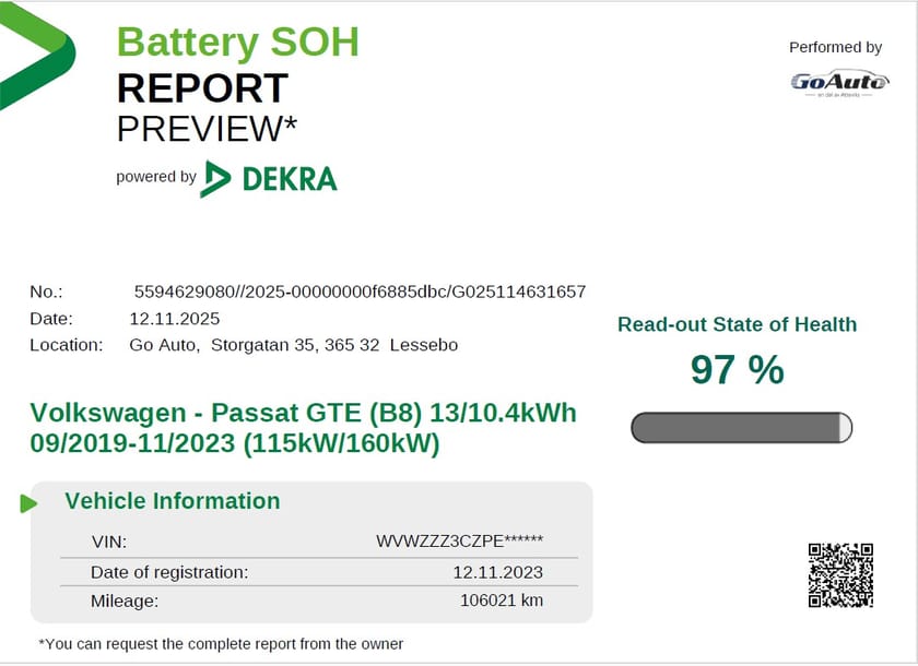 Bild 4 av Volkswagen Passat Sportscombi GTE DSG Drag Värmare 218hk Plug-in-hybrid Ränta 3,99%