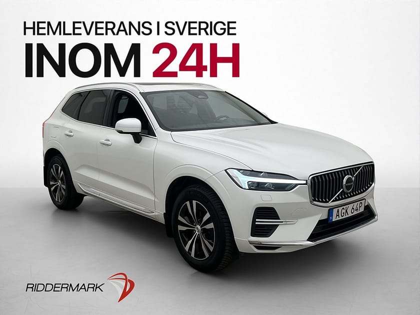 Bild 1 av Volvo XC60 Recharge T6 AWD Core Bright Pano Värm Kamera Drag