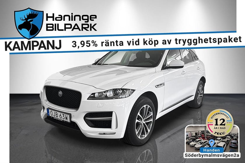 Bild 1 av Jaguar F-Pace 20d AWD R-Sport bkamera Apple Carplay/SUPERDEAL 3,95%