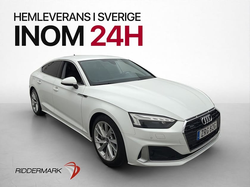Bild 1 av Audi A5 Sportback 45 TFSI quattro 265hk Värmare Matrix Drag Kamera