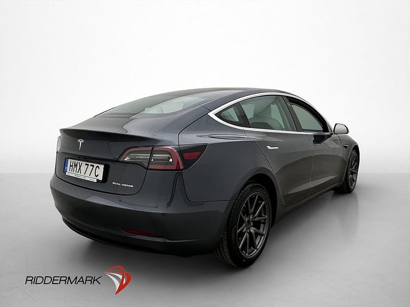 Bild 5 av Tesla Model 3 Long Range AWD Ljus interiör Autopilot Pano