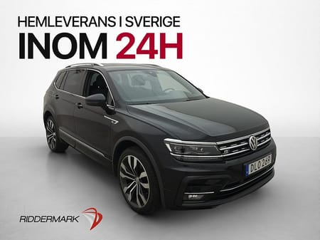 Volkswagen Tiguan Allspace 7-sätes 7-sits GT R-Line Drag Kamera Värm