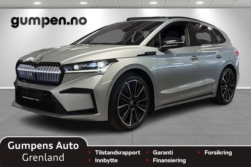 Bilde 1 av Škoda Enyaq iV 80x fe arctic silver