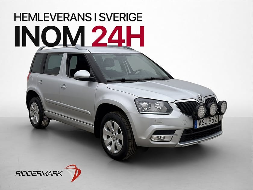 Bild 1 av Škoda Yeti Skoda 1.4 TSI Drivers Edition Värmare Kamera Navi Drag