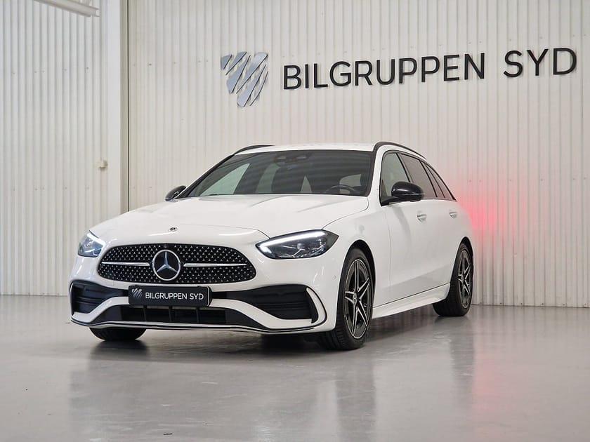 Bild 3 av Mercedes-Benz C 220 T d 9G-Tronic AMG|Night|Dragkrok|360°|MOMS