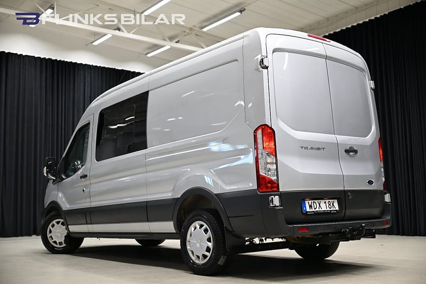 Bild 5 av Ford Transit 350 Crew Van 170HK Dubbelhytt|5-Sits|Drag|Värmare|Moms