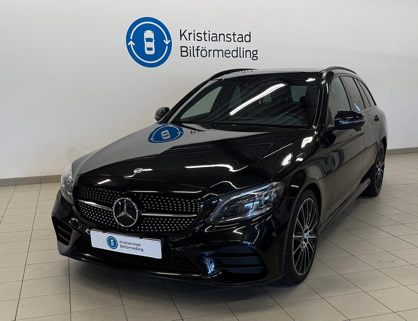 Bild 2 av Mercedes-Benz C 220 T d Aut AMG Night, Panorama, Premiumpkt. SE Läder