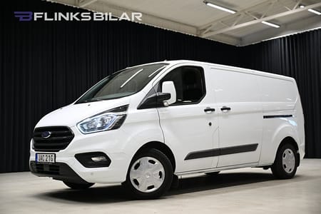 Ford Transit Custom 300 130HK Lång|Automat|Inredd|Dubbeldörr|Leasbar