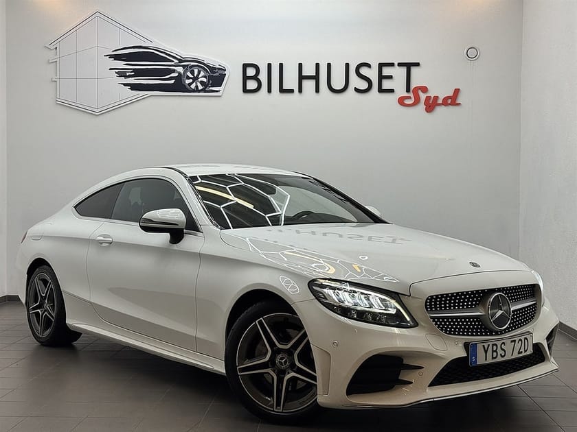 Bild 1 av Mercedes-Benz C 220 d Coupé 194hk AMG Navi/Bkamera/Nyservad