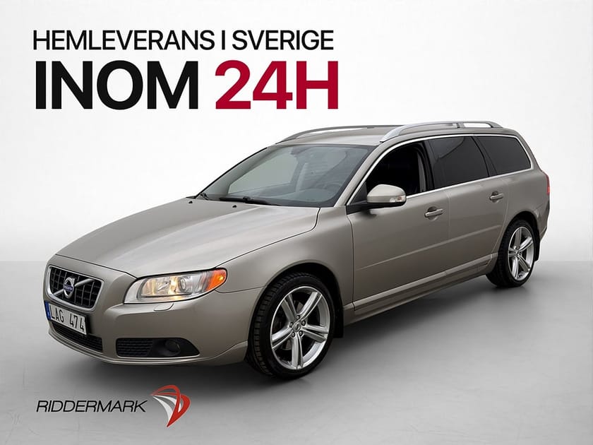 Bild 3 av Volvo V70 D3 163hk Summum 2 Brukare Värmare Dragkrok Skinn