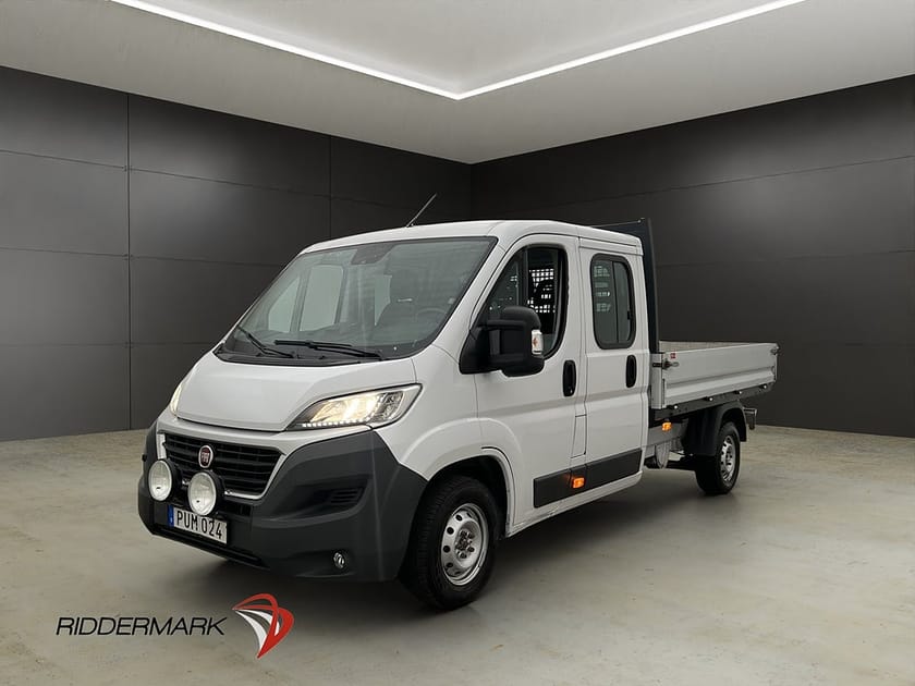 Bild 3 av Fiat Ducato Chassi Double Cab Dubbelhytt FLAKBIL Värm 7-Sits Farthållare Moms